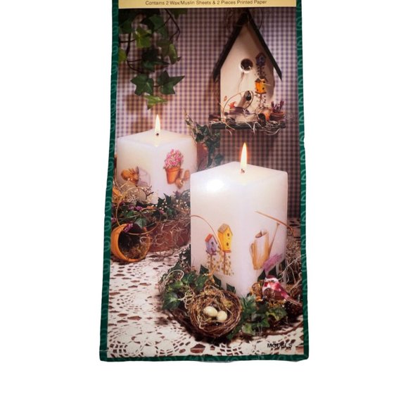 NIP Candle Ascents Garden 2 Wax Muslin Sheets Paper Candle Making Decorating - Picture 3 of 6